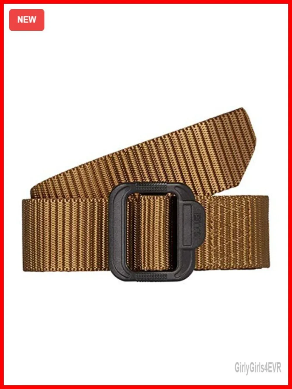 Tactical Nylon Belt 1.5 Inch Duty TSA Friendly EDC